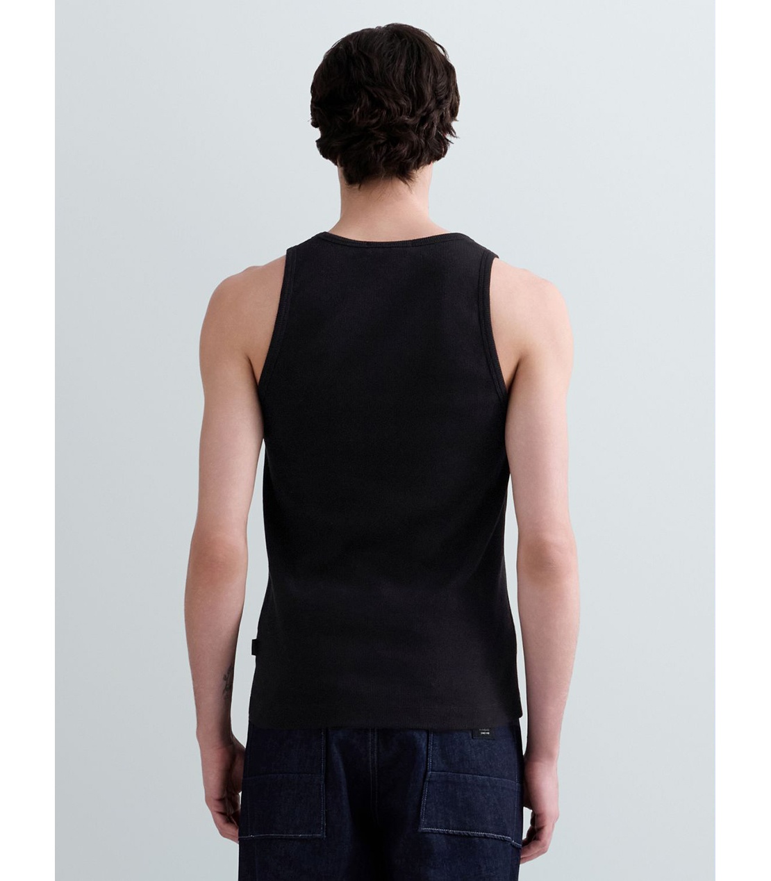 リブニットタンクトップ 詳細画像 ブラック 3